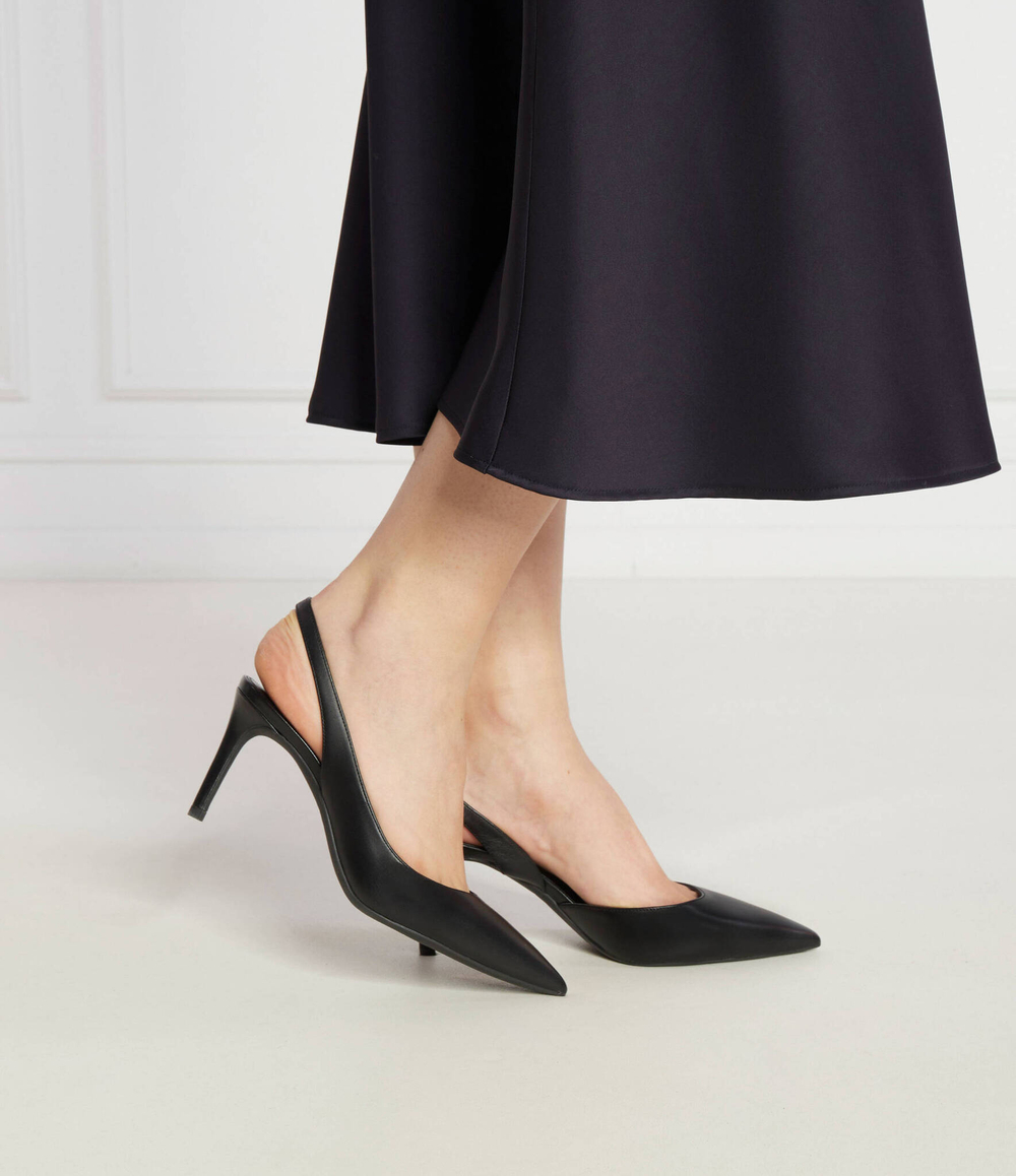 Кожаные туфли на шпильках alina flex Michael Kors - черный(40R4HNMP1L)