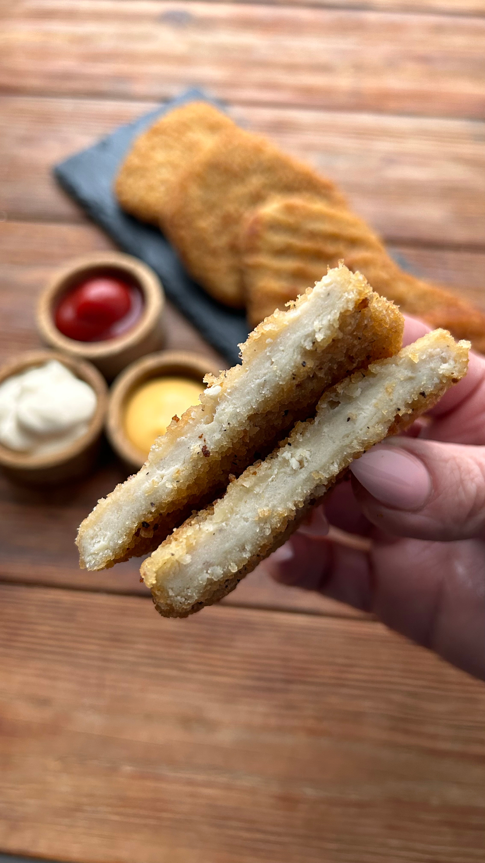 Котлета куриная в панировке для бургеров