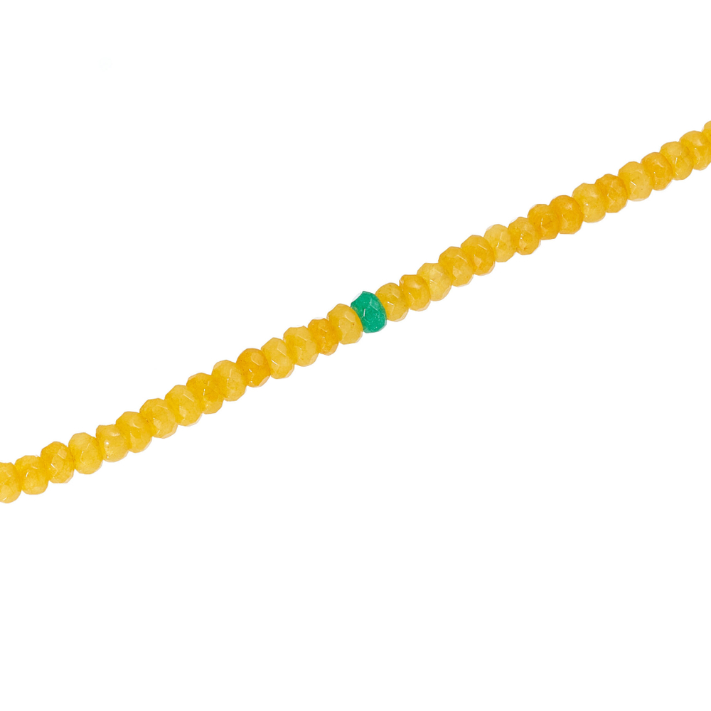 Колье натуральные желтые камни, перламутр