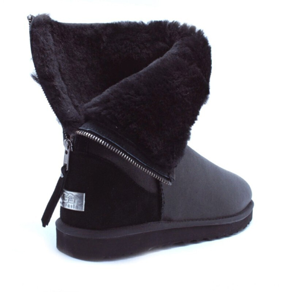 Угги Men's Zip Metallic Black