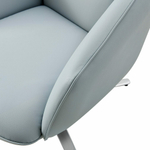 Кресло ZUCCA-R голубое LITCHI-#3