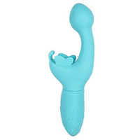 Голубой вибратор-кролик California Exotic Novelties Rechargeable Butterfly Kiss SE-0783-10-3