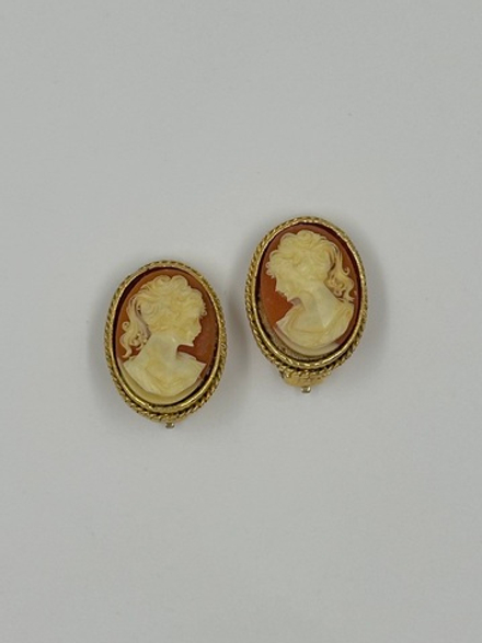 Клипсы с камеями