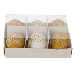 GAEM Набор из 6-ти изделий декоративных подвесных "Яйцо" (3,5*5,5), L15 W13 H5 см