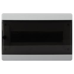 Корпус пластиковый навесной ЭРА COMFORT ЩРН-П-12 IP41 прозрачная крышка белый