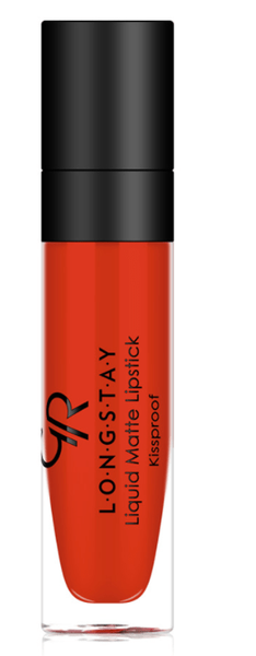 Жидкая помада  для губ эффект матовый бархат от «Golden rose»Longstay liquid matte lipstick № 14