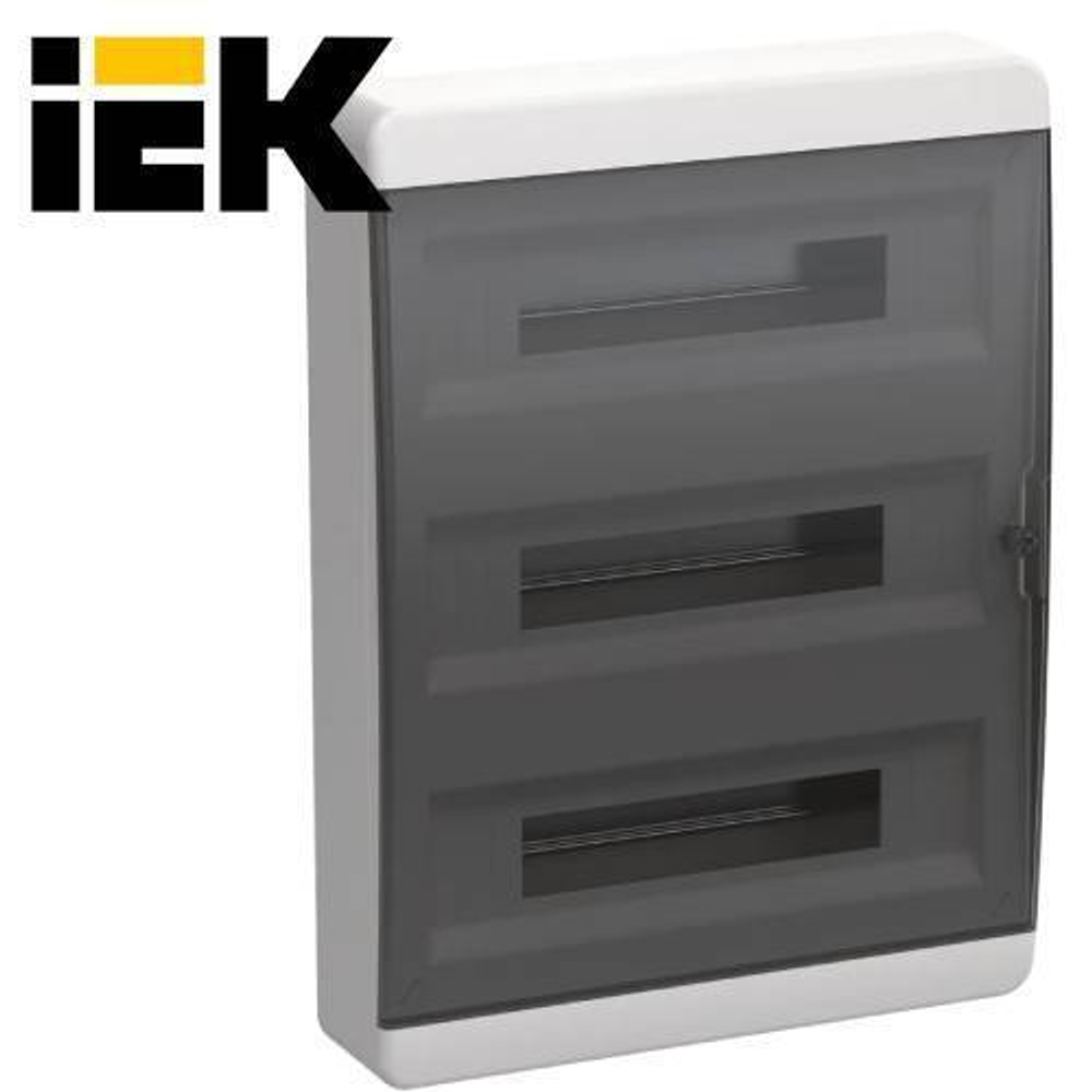 UNION Compact Корпус пластиковый ЩРН-П-54 IP41 прозрачная дверь IEK