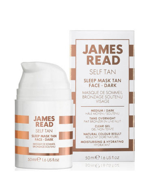 Маска ночная для лица уход и загар James Read Self Tan Sleep Mask Tan Face- Dark 50 мл