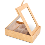 Шкатулка для украшений с зеркалом «ВАЛЕРИЯ» 180x240x60 мм.