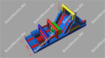 Коммерческая надувная полоса препятствий «Оптимальная», 10*3*4 м