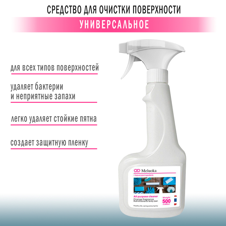 Средство для очистки поверхности Beigesi Meluoka All Purpose Cleaner Универсальное 500 мл