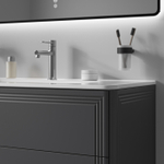 Тумба с умывальником IDDIS Oxford Neo, подвесная, 100 см, темно-серый, OXN10D0i95K