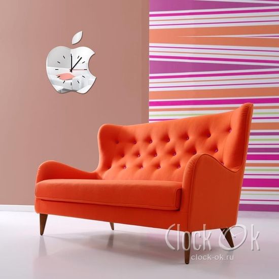 Настенные часы Яблоко