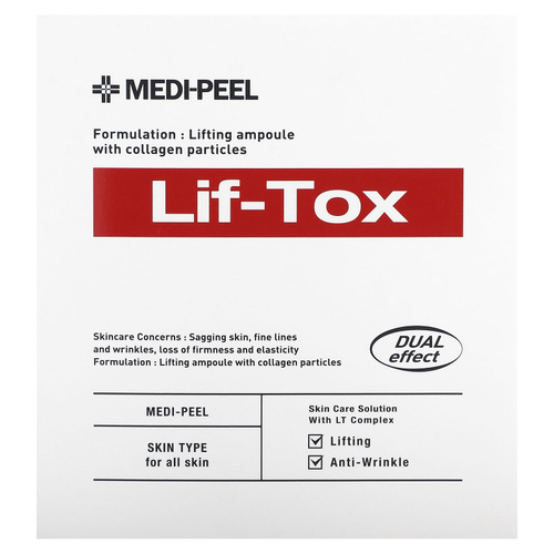Medi-Peel, Lif-Tox, лифтинг-ампула с частицами коллагена, 35 мл (1,18 жидк. унц.)