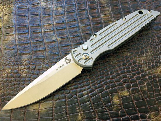 Складной нож выкидной Steelclaw Кент c клинком из стали 9Cr18MoV, рукоять алюминий