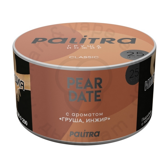 Кальянный табак PALITRA "Pear Date" Груша Инжир 25гр