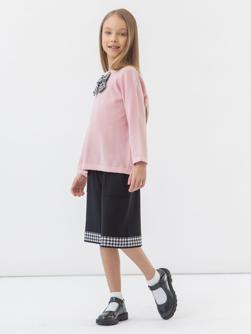 Джемпер бледно-розовый для девочки арт. АТ824-1