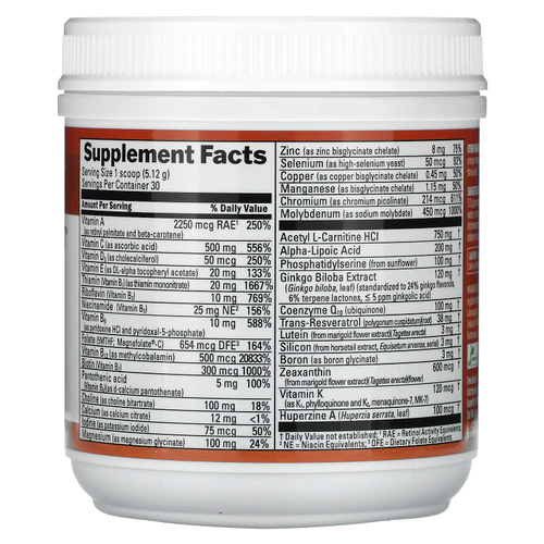 BrainMD, Bright Minds™, мультивитамины для памяти, со вкусом апельсина и манго, 153,6 г (5,4 унции)