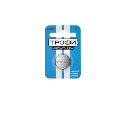 Батарейки Трофи CR1616-1BL ENERGY POWER Lithium