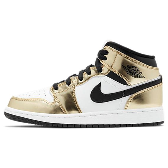 Иордания Air Jordan 1 Детские баскетбольные кроссовки МИД Топ Юнисекс