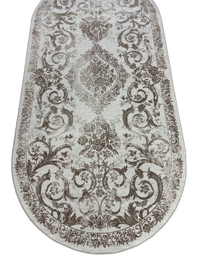 Ковер Rimma Lux 36932J Cream/D.Beige Овал