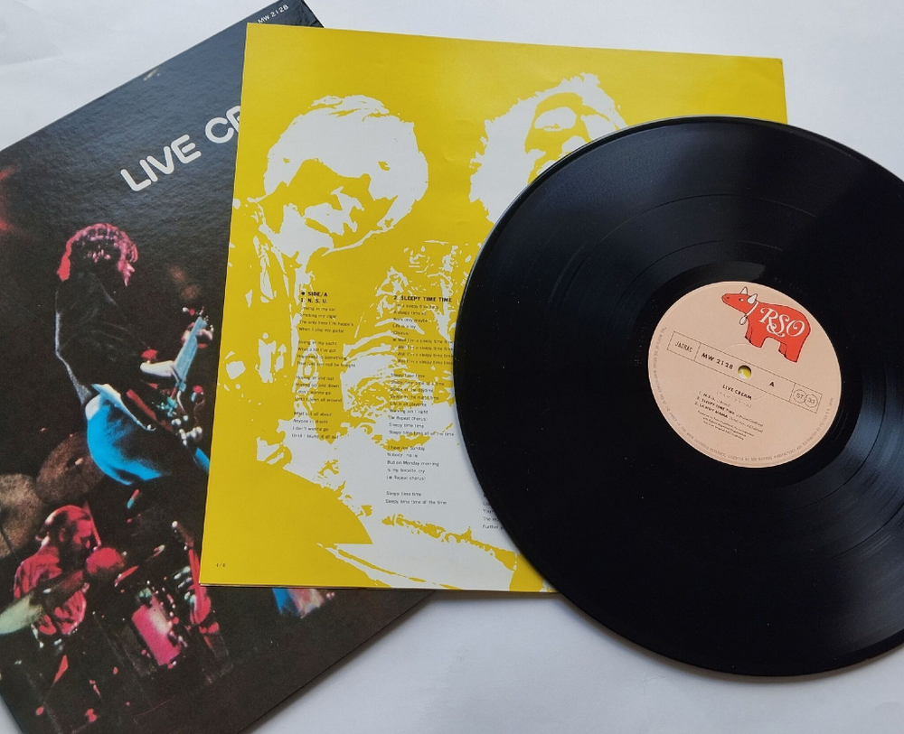 Винтажная виниловая пластинка LP Cream Live (Japan 1975) (No Obi) Lawdy Mama
