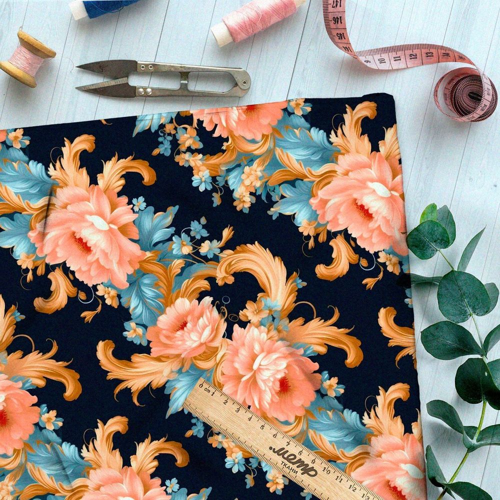 Ткань Барби красочные колебания моментов