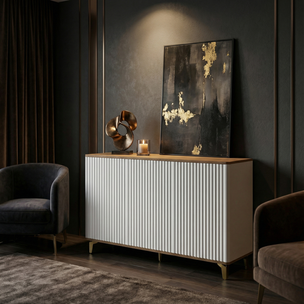 Комод ROYAL 5051 эко (Дуб Кантри-Золото)