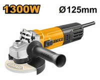 Угловая шлифовальная машина 125мм 1300 Вт INGCO AG130018 INDUSTRIAL