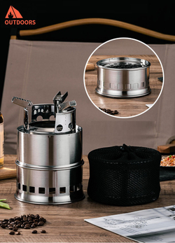 Походный кухонный набор из щепочницы и чайника 1,2 л