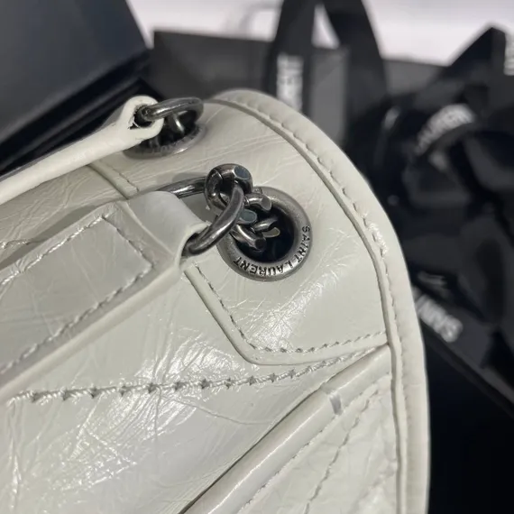 Сумка на плечо Saint Laurent Niki белый