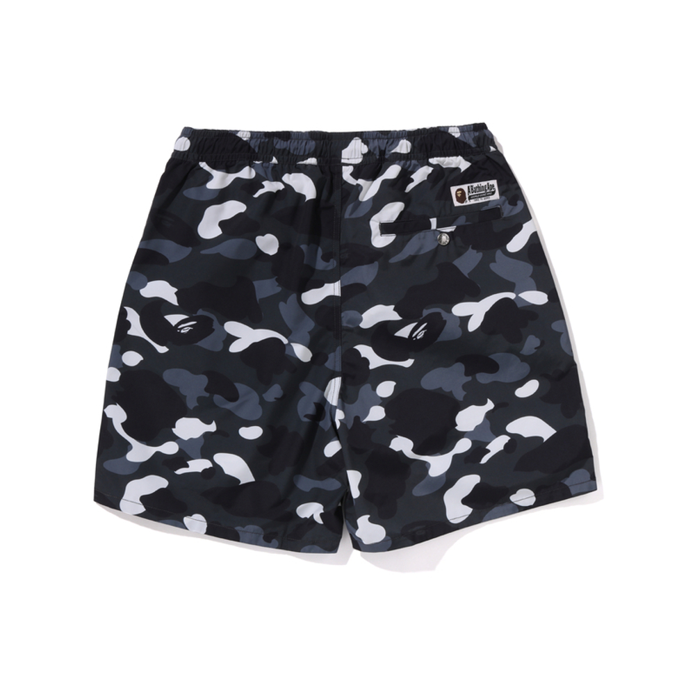 A Bathing Ape City Camo Ape Head One Point Beach Шорты черный