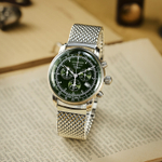 ZEPPELIN Hundred Years Collection Quartz Movement 50 meter Water Resistance Unisex Watch 42mm Green Dial