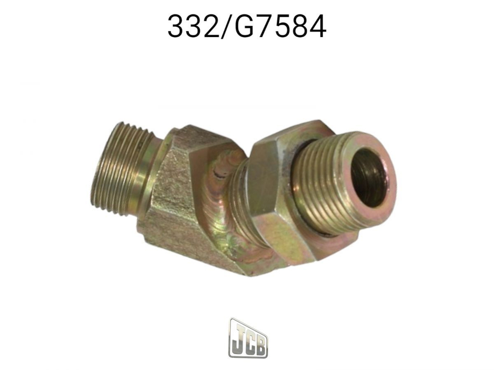 Адаптер угловой гидронасоса JCB 332/G7584
