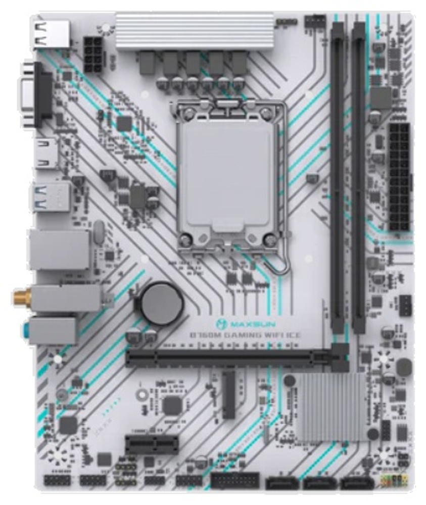 Материнская плата MAXSUN B760M GAMING WIFI ICE