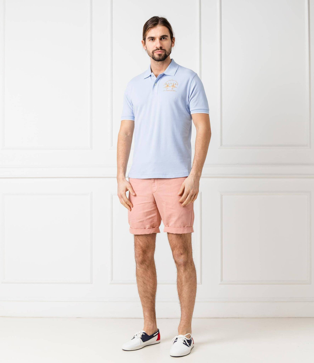 поло miguel La Martina - голубой(CCMP01 PK001)