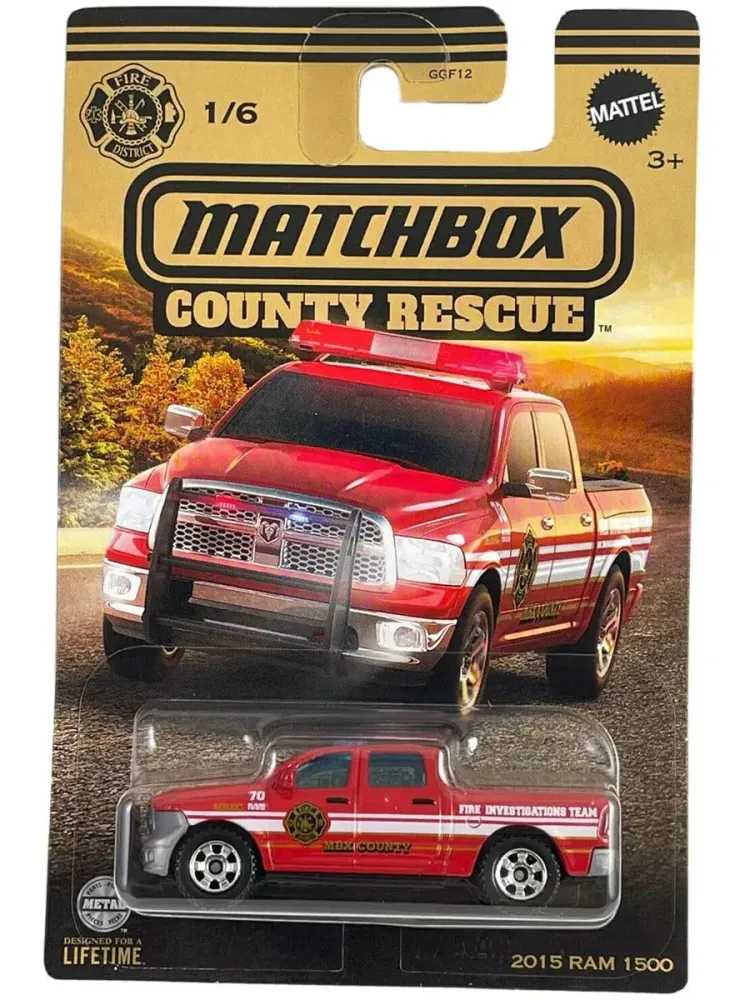 Машинка Хот Вилс Matchbox 2015 RAM 1500 GGF12 HVR89