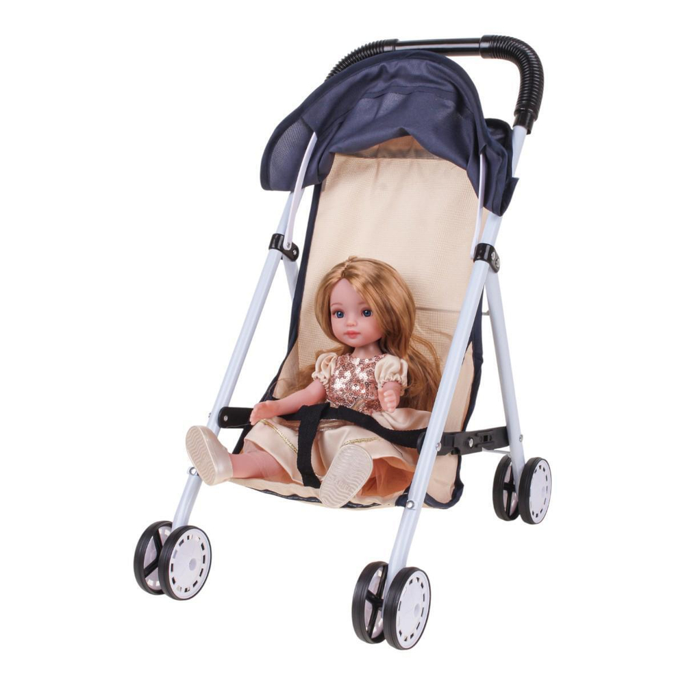 Коляска для кукол сидячая, пакет 935-12