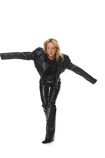 PANTS BLACK LEATHER