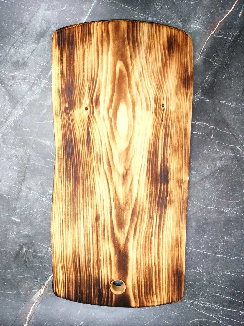 Доска разделочная деревянная из Кедра. "Змея"