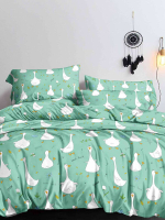 Постельное белье 2,0 полисатин Павлайн Гусь мятный (ПТ) 211326