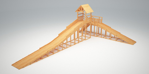 Зимняя горка TORUDA Север wood-10