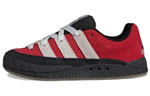 Adidas originals Adimatic retro shark bread shoes trend wear-resistant lightweight low-top sneakers for men and women the same style red, white and black