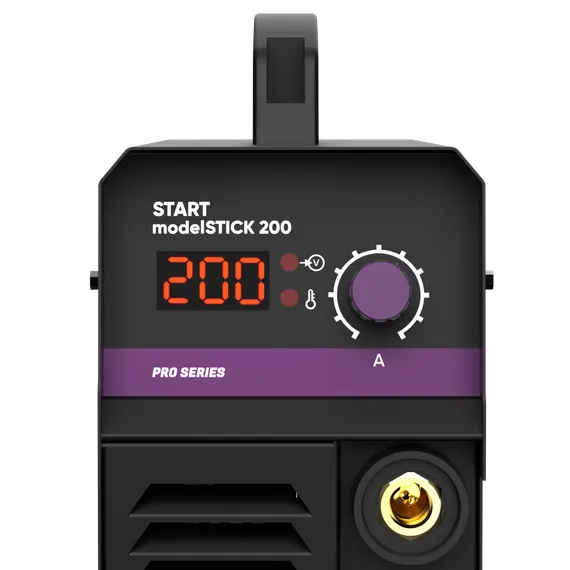 OSA START modelSTICK 200 Сварочный инвертор 1W200KC — полупрофессиональный инверторный сварочный аппарат для монтажников, 200 А