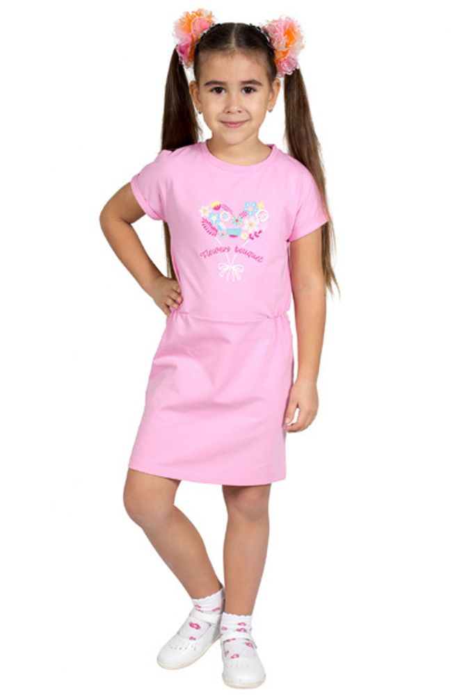 Л3024-7377	розовый платье детское.