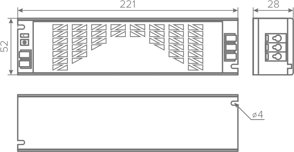 Блок питания AQ MAX 220V/12V IP20 150W