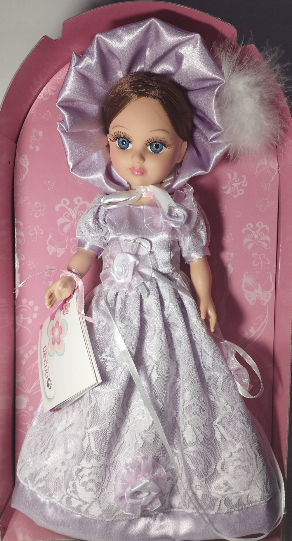 Кукла Весна Анастасия Орхидея озвуч. без зонта Luxury С1832К. о, высота 42 см.