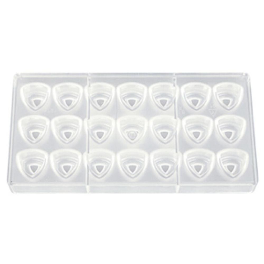 Форма для шоколада "Треугольник" 21 ячейка 28*20 мм, поликарбонат, P.L. Proff Cuisine