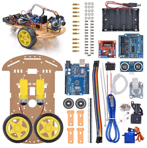 Arduino набор для сборки 2WD робота с контроллером Arduino UNO (умная машина)