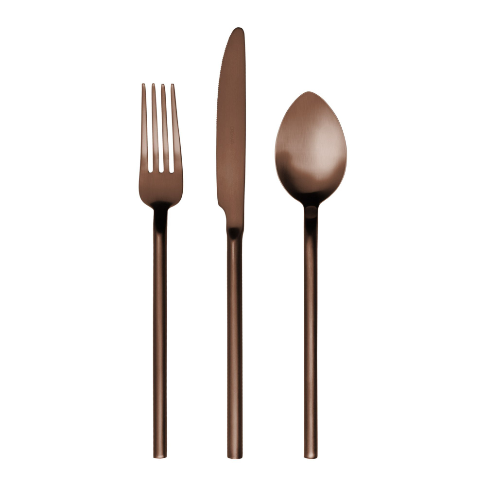 Набор столовых приборов 24 предмета Herdmar Desiree Mat Choco 78 шоколадный матовый